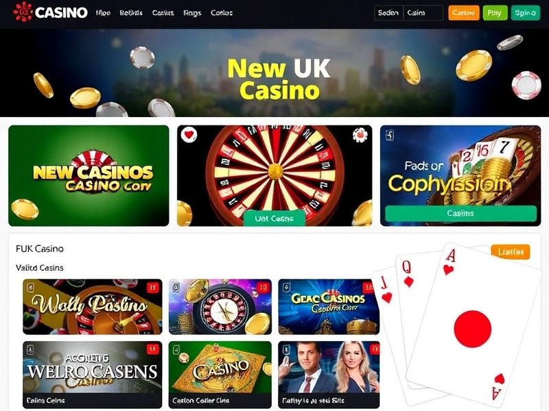 Explore the latest and expert-reviewed new UK casino sites for 2024. Find trusted platforms, top bonuses, and a wide range of gambling games tailored for UK players.